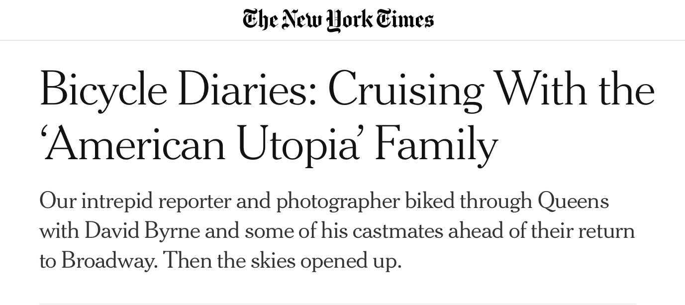 David Byrne and safe bicycling - YAKKAY