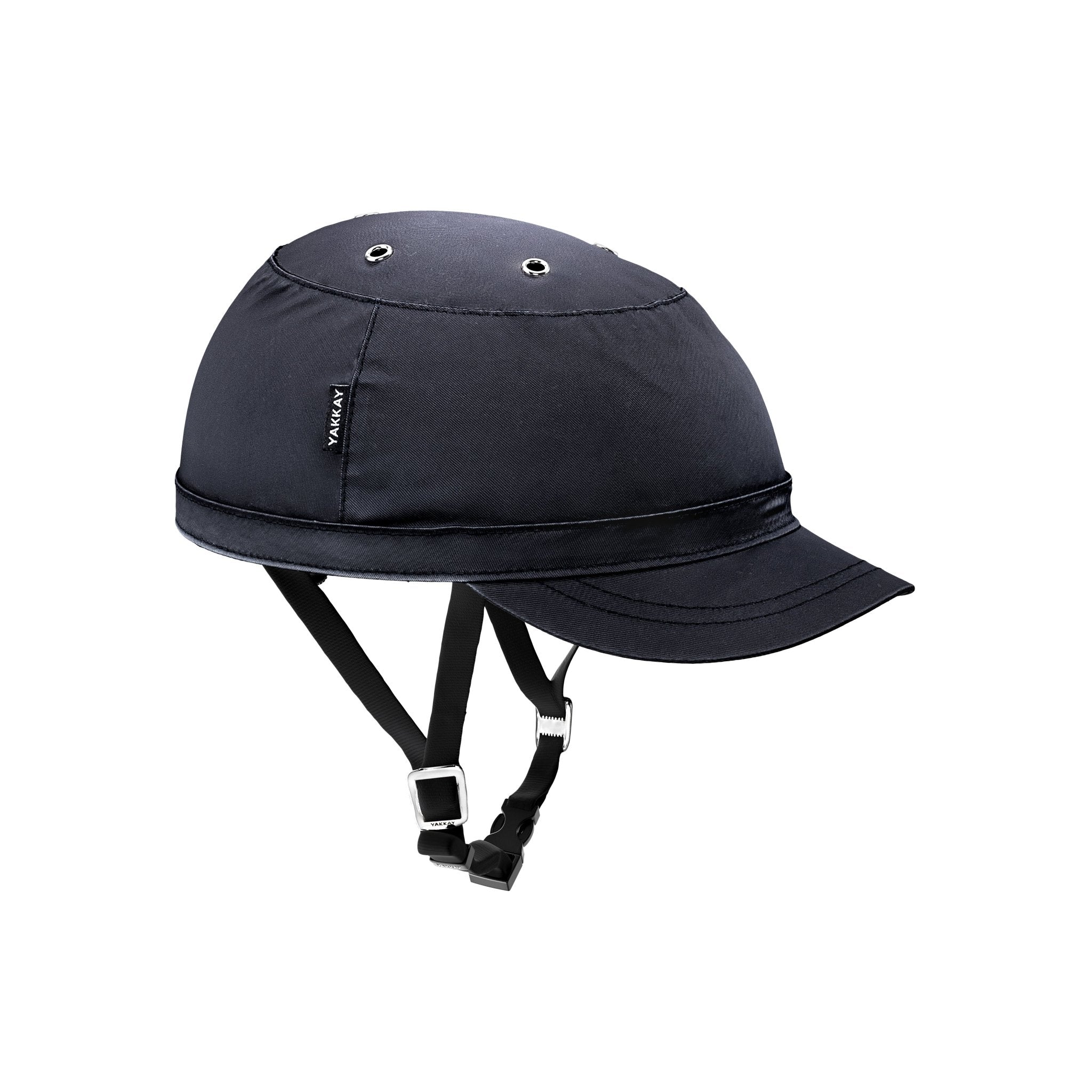 Paris Black Oilskin Helmet Hat (helmet+cover) - YAKKAY