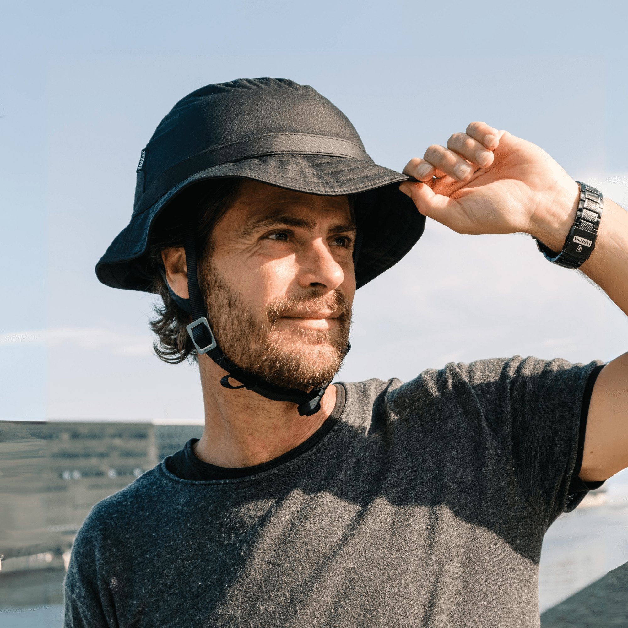 Tokyo Black Rain Helmet Hat (helmet+cover) - YAKKAY