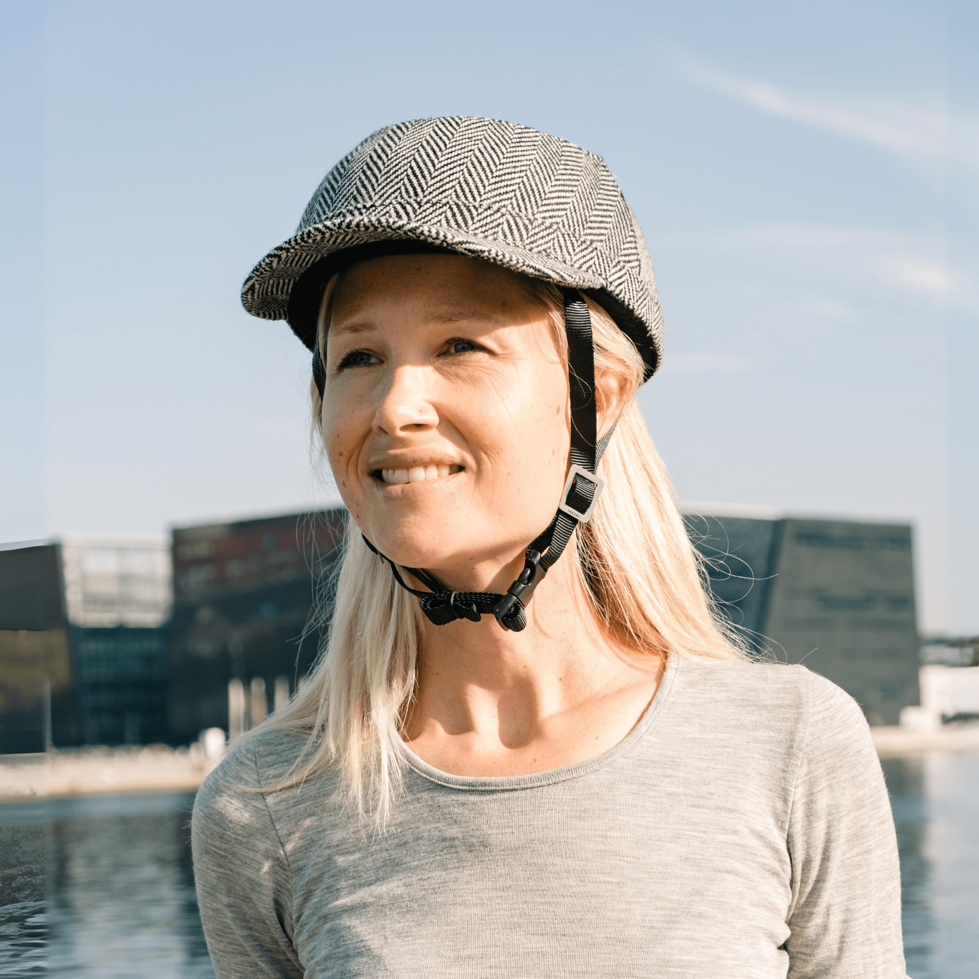 Bike helmet with hat sales
