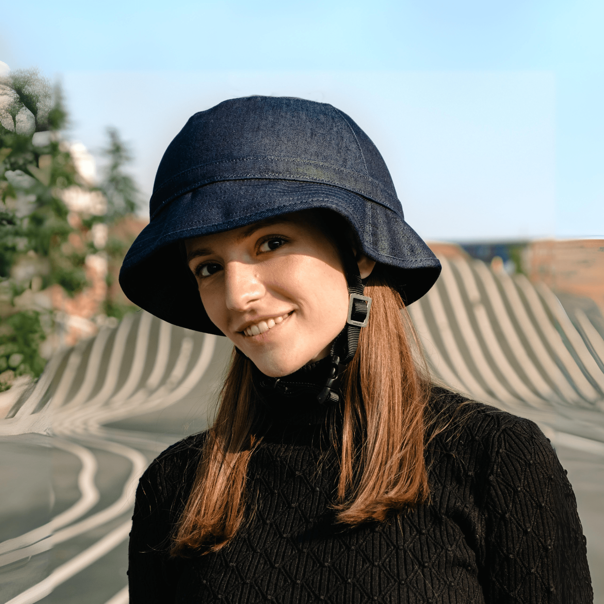 Tokyo Denim Helmet Hat (helmet+cover) - YAKKAY