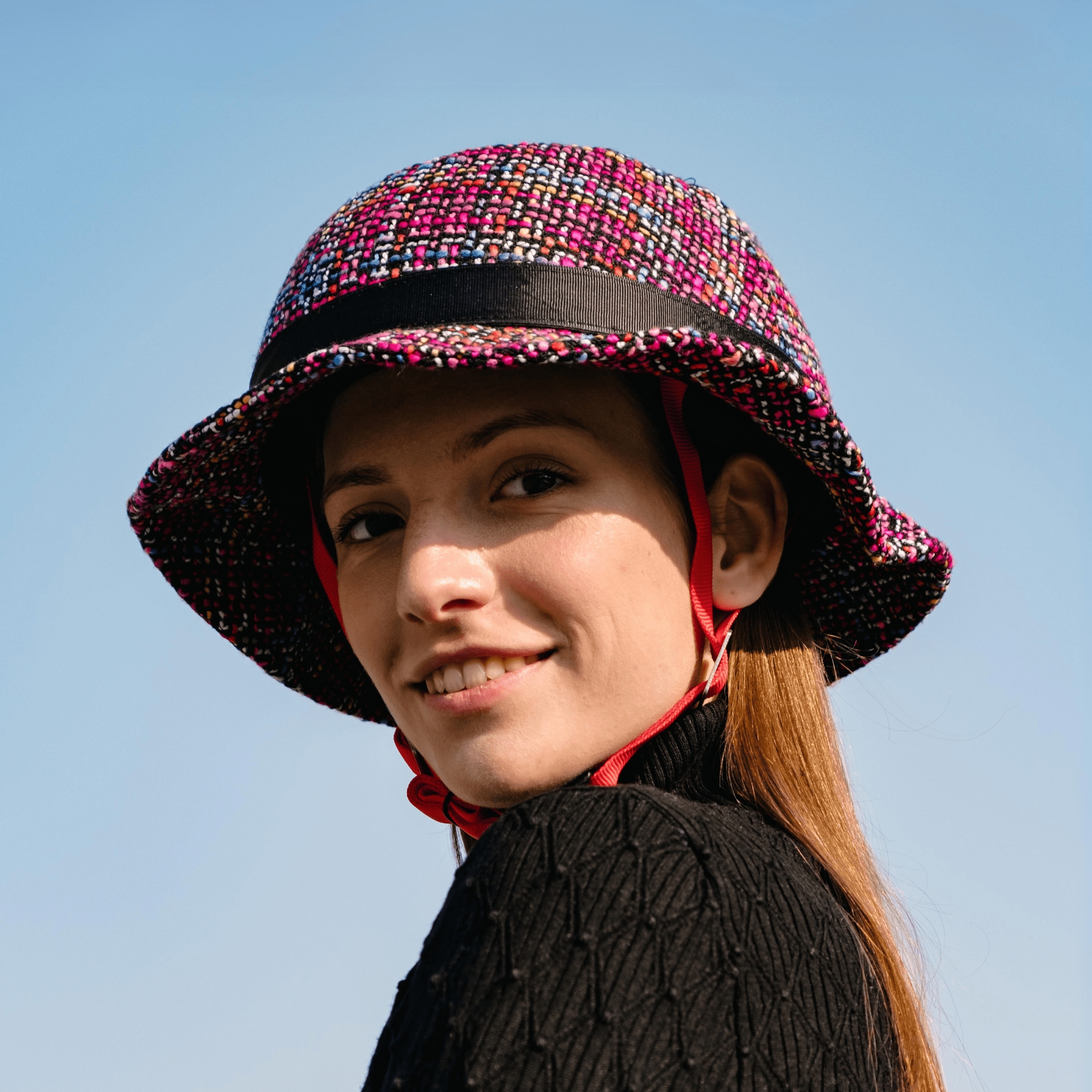 Tokyo Pink Jazz Helmet Hat (helmet+cover) - YAKKAY