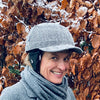 YAKKAY bicycle helmet with winter cover and earwarmers