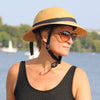 Bike Pretty Straw Hat cover for YAKKAY's Smart Two bicycle helmet.
