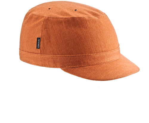 Orange cap cover for YAKKAY bicycle helmet