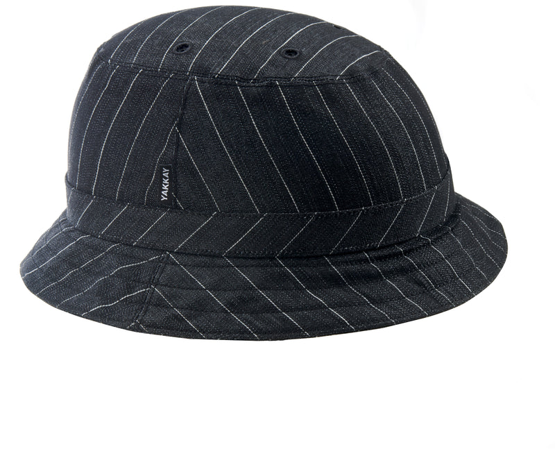 Black pinstripe hat cover for YAKKAY bicycle helmet
